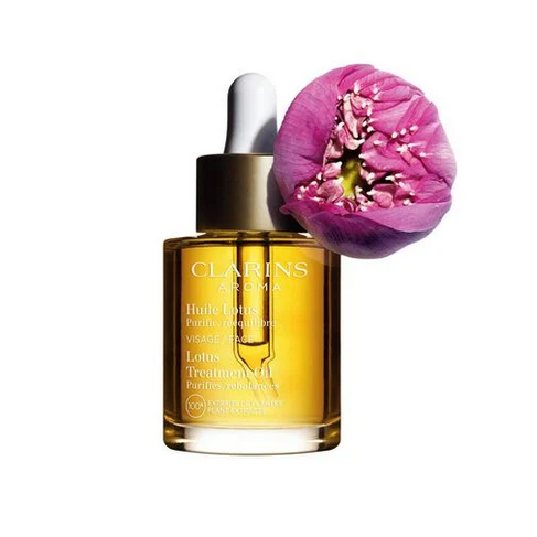 Clarins Oil Lotus oliwka do cery mieszanej lub tłustej