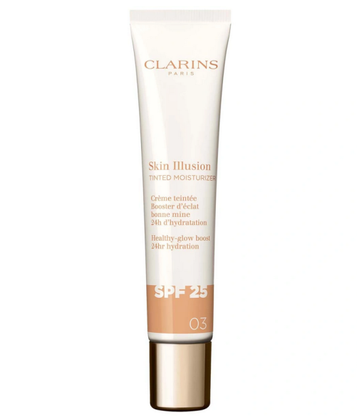 Clarins Skin Illusion Tinted Moisturizer SPF 25 krem koloryzujący 03
