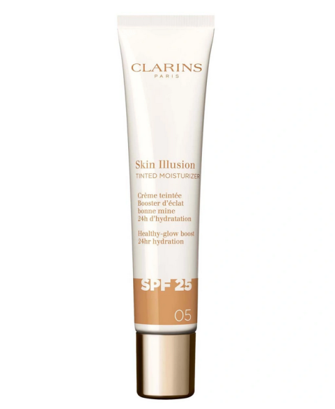 Clarins Skin Illusion Tinted Moisturizer SPF 25 krem koloryzujący 05