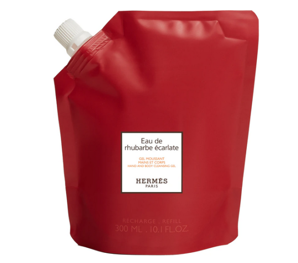 Hermes Le Bain Eau de rhubarbe écarlate żel oczyszczający do rąk i ciała