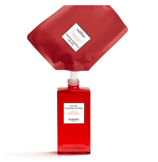 Hermes Le Bain Eau de rhubarbe écarlate żel pod prysznic do ciała i włosów