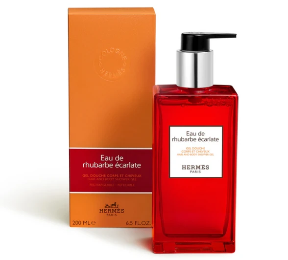 Hermes Le Bain Eau de rhubarbe écarlate żel pod prysznic do ciała i włosów