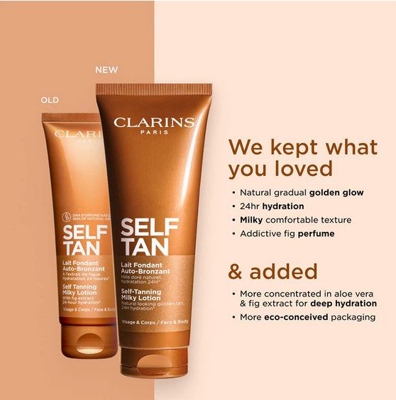 Clarins Self Tan Milky samoopalacz w mleczku do twarzy i ciała