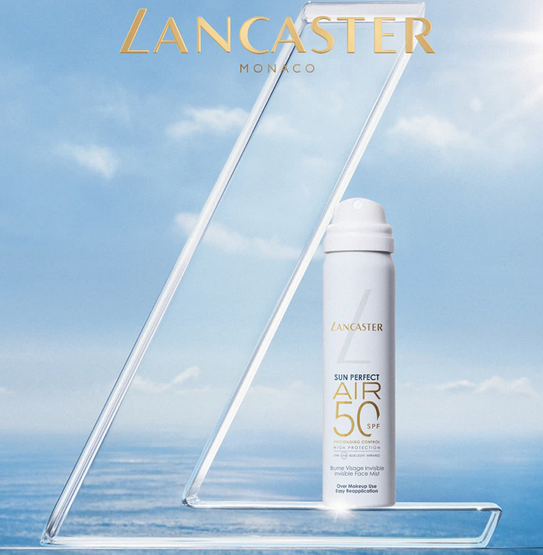 Lancaster Sun Perfect Air Invisible Face Mist SPF 50 ochronna mgiełka do twarzy