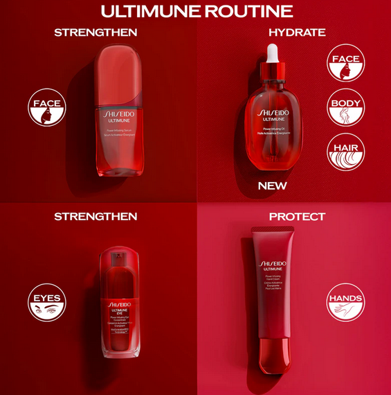 Shiseido Ultimune Power Infusing Oil olejek nawilżający do twarzy, ciała i włosów