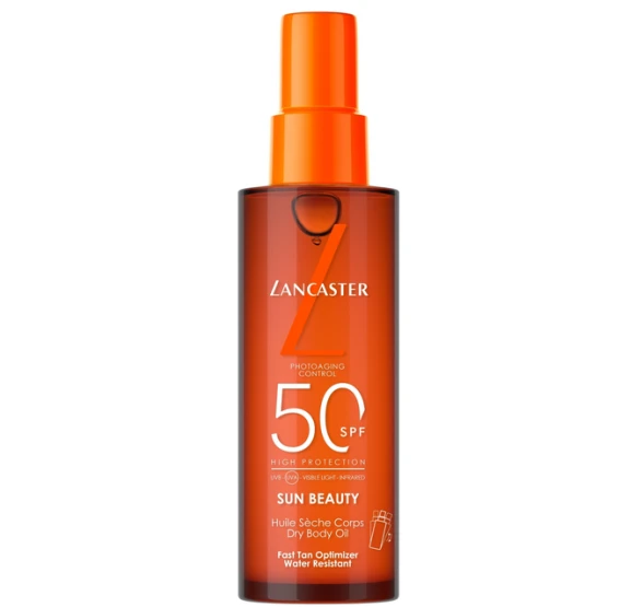 Lancaster Sun Beauty Fast Tan Optimizer Spf 50 suchy olejek do ciała