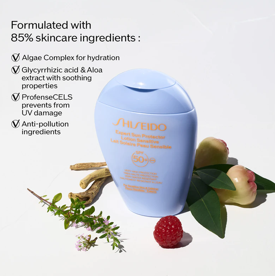 Shiseido Sun Protector lotion sensitive spf 50